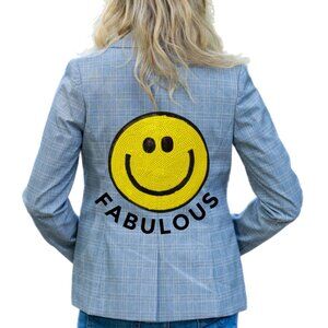 Fabulous Smile - Black Plaid Blazer